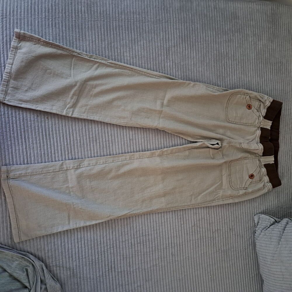Flamingals Women's Cargo Pants Lot 3 Size M Cotton Blend Multi Pocket 30" inseam - Picture 7 of 9